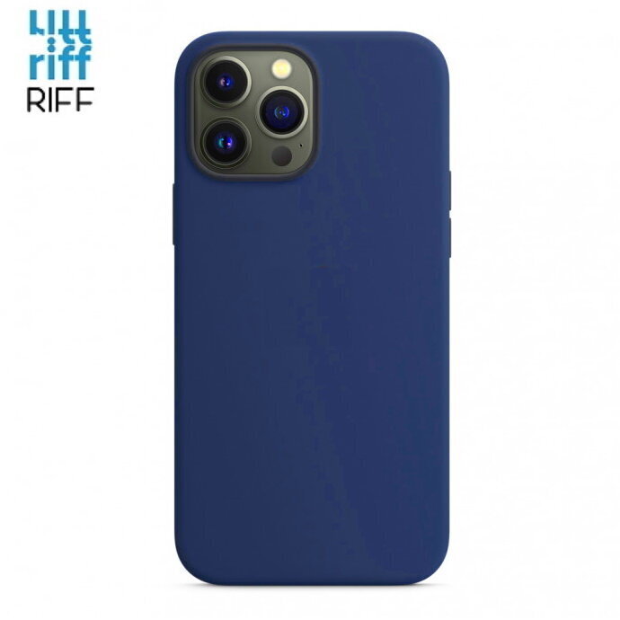 Riff Thin & Soft silikoonist ümbris pehme kiuga sees Apple iPhone 13 Pro Max Dark Blue jaoks hind ja info | Telefoni kaaned, ümbrised | kaup24.ee