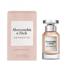 Naiste lõhnavesi Abercrombie & Fitch Authentic Woman EDP, 50 ml hind ja info | Naiste parfüümid | kaup24.ee