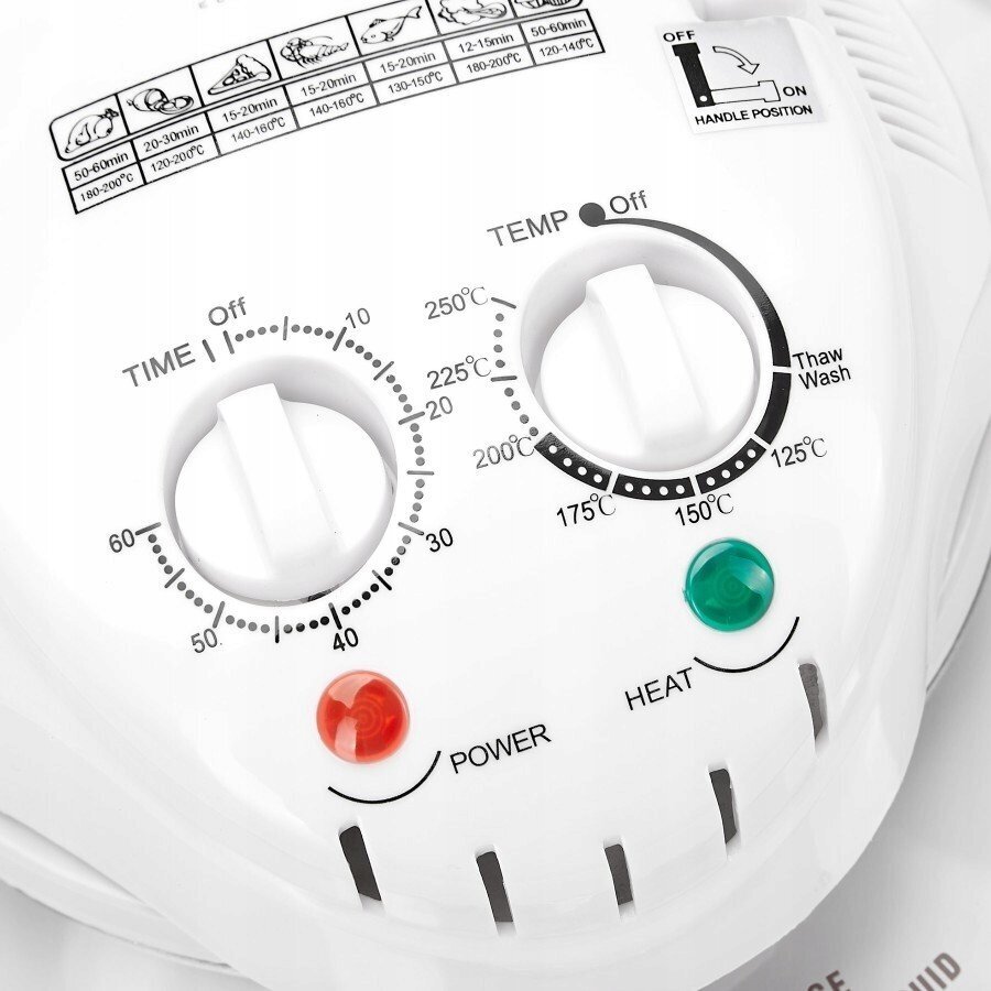 Halogeenröster, energiasäästlik 12 l valge 1400 W hind ja info | Aurutajad, multikeetjad | kaup24.ee