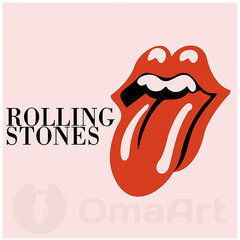 Набор для рисования по номерам The Rolling Stones 40x40 цена и информация | Живопись по номерам | kaup24.ee