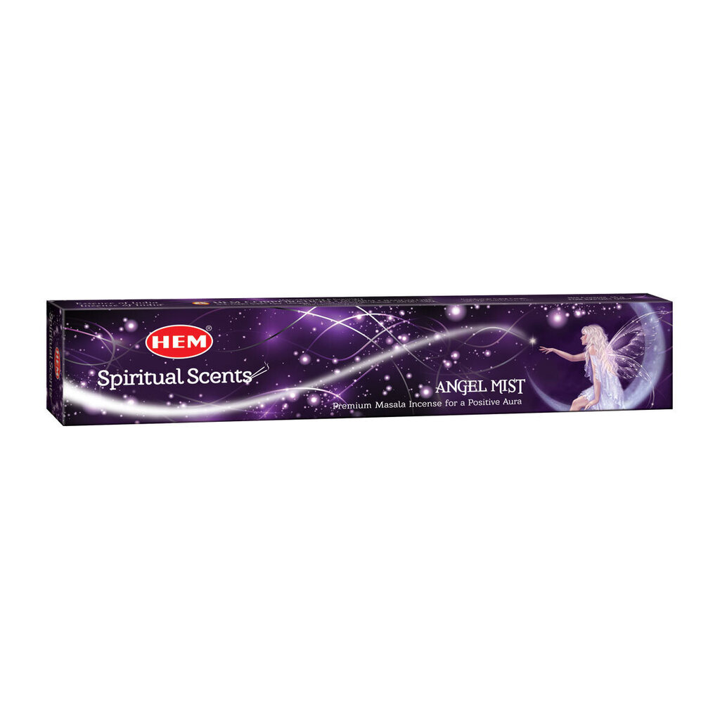 Viirukipulgad Hem Masala Spiritual Angel Mist 15g, üks kast, 10vnt hind ja info | Kodulõhnastajad | kaup24.ee