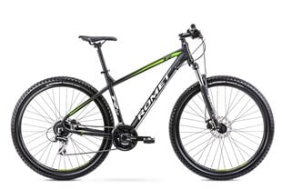 Jalgratas Romet Rambler R9.2 2022, 17", must/roheline hind ja info | ROMET Sport, puhkus, matkamine | kaup24.ee