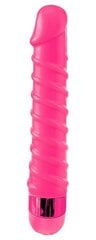 Вибратор Classix Candy Twirl Massager, розовый цена и информация | Вибраторы | kaup24.ee