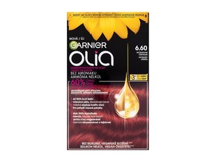 Juuksevärv Garnier Olia 6.60 Intense Red, 60 g цена и информация | Краска для волос | kaup24.ee