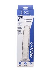 Dildo Jock 20 cm, läbipaistev hind ja info | Dildod | kaup24.ee