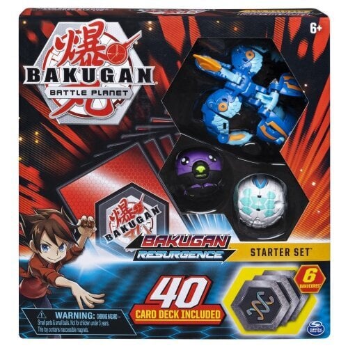 Spin Master - Bakugan Battle Plane Battle Brawlers Aquos Pyravian Blue / from Assort цена и информация | Poiste mänguasjad | kaup24.ee