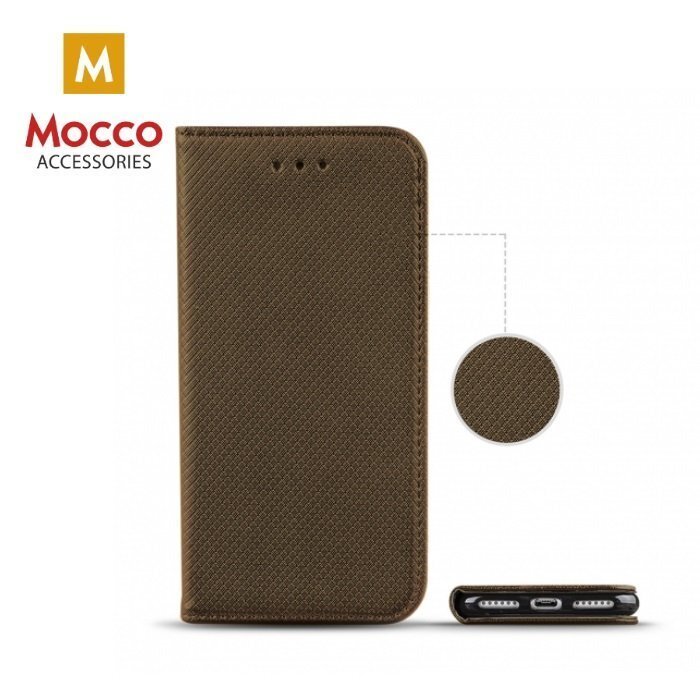 Mocco Smart Magnet Book Case For LG K10 / K11 (2018) Dark Gold hind ja info | Telefoni kaaned, ümbrised | kaup24.ee