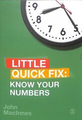 Know Your Numbers: Little Quick Fix hind ja info | Entsüklopeediad, teatmeteosed | kaup24.ee