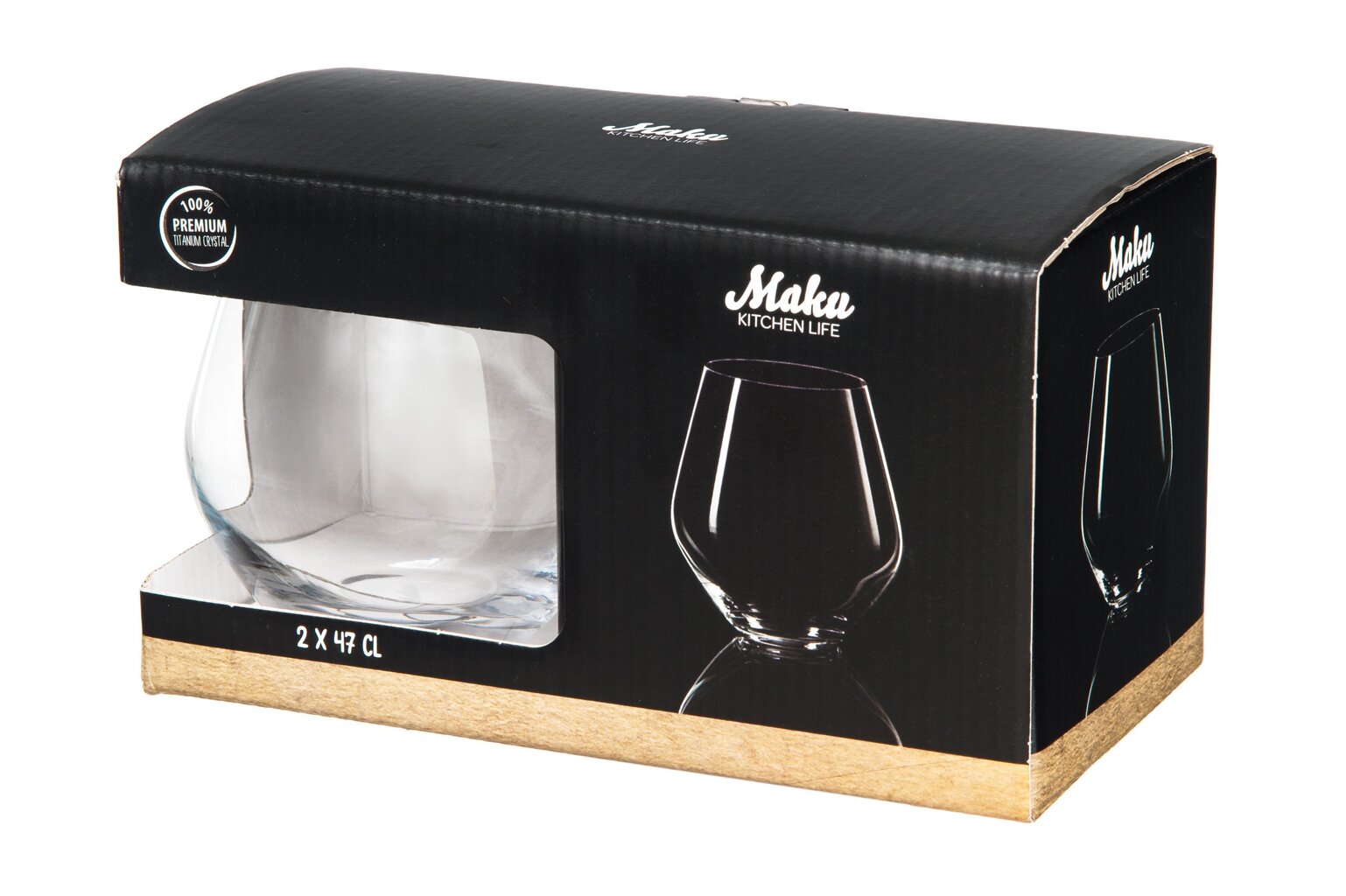 Viski klaasid Maku, 2 tk hind ja info | Klaasid, tassid ja kannud | kaup24.ee