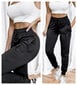 Naiste puuvillased vabaajapüksid Newa, must hind ja info | Naiste püksid | kaup24.ee