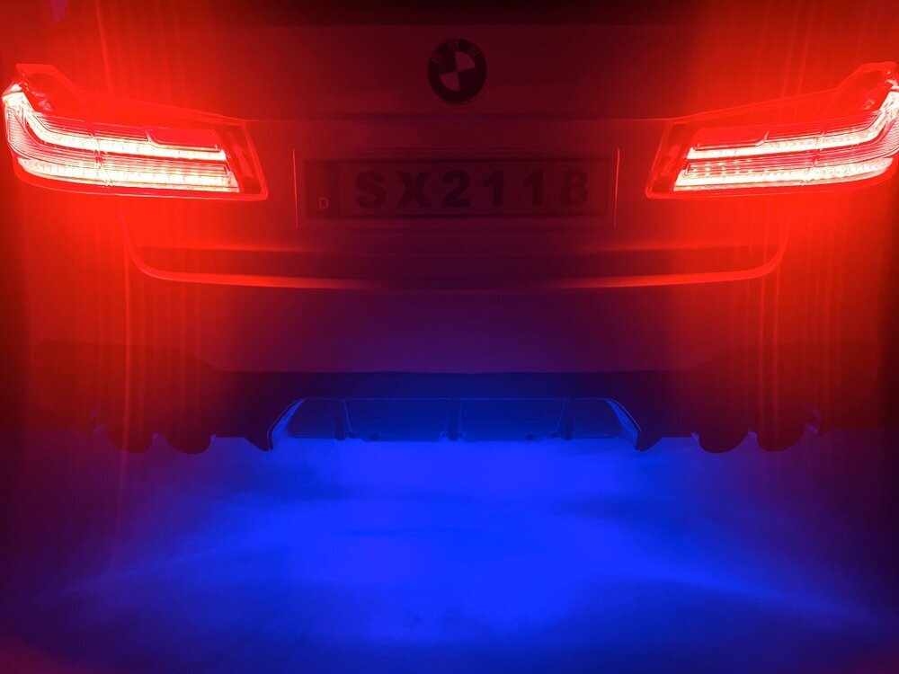 BMW M5 kõrgläikega sinine цена и информация | Laste elektriautod | kaup24.ee