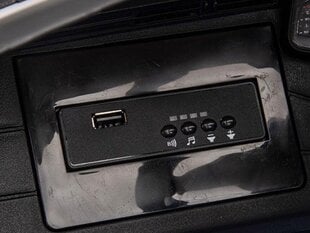 Elektriauto lastele Audi RS6 12v, muusikamooduliga kõrgläikega must цена и информация | Электромобили для детей | kaup24.ee