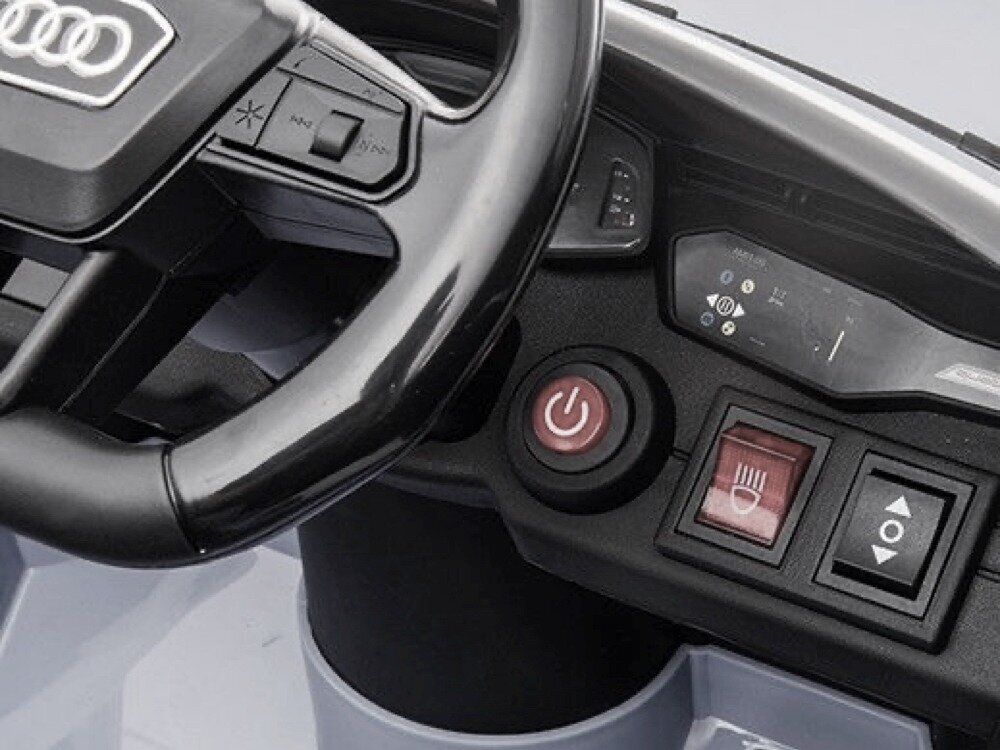 Elektriauto lastele Audi RS6 12v, muusikamooduliga kõrgläikega must цена и информация | Laste elektriautod | kaup24.ee