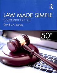 Law Made Simple 14th edition hind ja info | Majandusalased raamatud | kaup24.ee