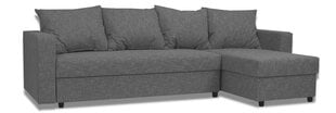 Угловой диван Lugan+ XL, светло-серый цена и информация | Угловые диваны | kaup24.ee