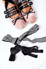 Nööritavad balletikorterid naistele Lu Boo 15659-H, roosa hind ja info | Naiste kingad | kaup24.ee
