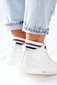 Naiste tennised Cross Jeans High White II2R4022, valge hind ja info | Naiste kingad | kaup24.ee