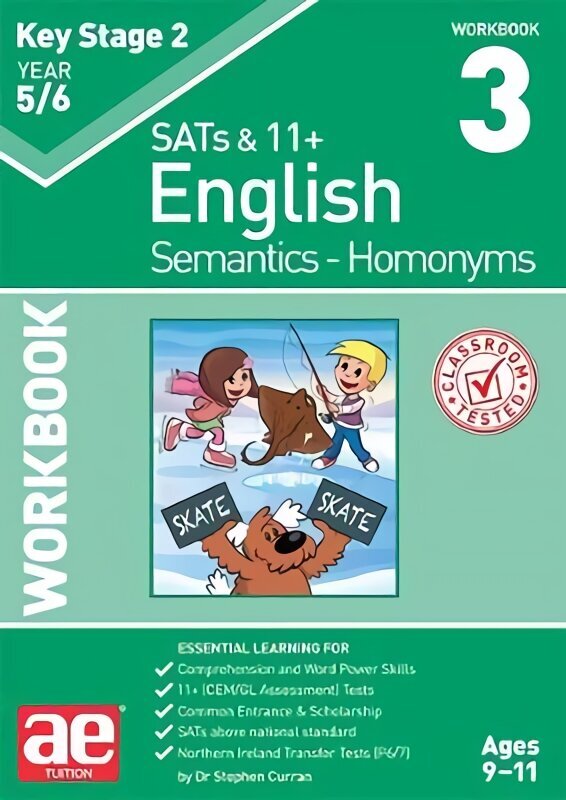 KS2 Semantics Year 5/6 Workbook 3 - Homonyms цена и информация | Noortekirjandus | kaup24.ee