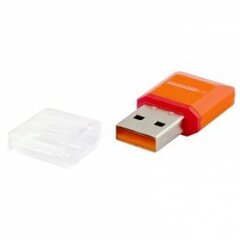 Kaardilugeja Esperanza MicroSD EA134O, oranž, USB 2.0 цена и информация | Адаптеры и USB-hub | kaup24.ee