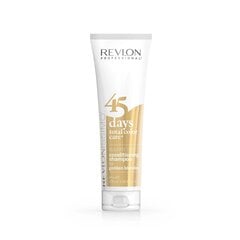 Revlon Professional šampoon ja palsam kuldsete toonide jaoks 45 päevaks täielikuks värvihoolduseks (šampoon ja palsam Golden Blondes) 275 ml цена и информация | Шампуни | kaup24.ee