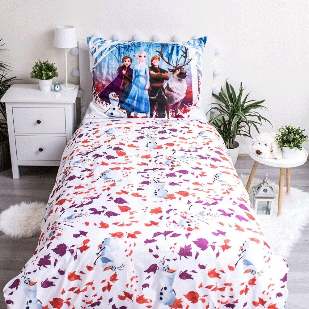 Laste voodipesu 140x200 Frozen Anna Elsa hind ja info | Voodipesukomplektid | kaup24.ee