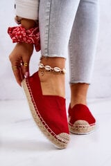 Naiste espadrillid Big Star HH274494, punane цена и информация | Женские туфли | kaup24.ee