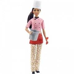 Кукла Mattel - Mattel Barbie Pasta Chef Brunette Doll With Colorful Chef Top цена и информация | Игрушки для девочек | kaup24.ee