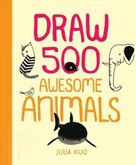 Draw 500 Awesome Animals: A Sketchbook for Artists, Designers, and Doodlers цена и информация | Книги об искусстве | kaup24.ee