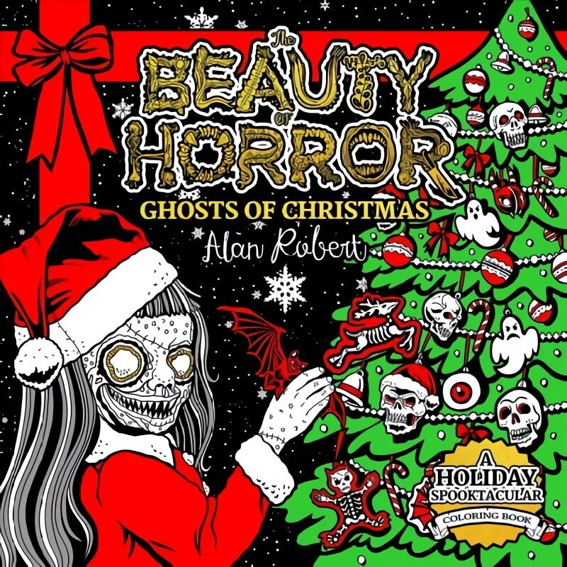 Beauty of Horror: Ghosts of Christmas Coloring Book цена и информация | Värviraamatud | kaup24.ee