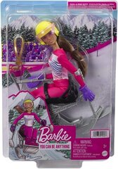 Mattel - Barbie You Can Be Anything Para Alpine Skier Brunette Doll / from Assort цена и информация | MUST Металлическая бутылочка с Ярким рисунком (без BPA) (500ml) для мальчиков от 3+ лет Серая с Машинкой | kaup24.ee