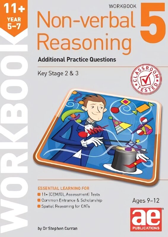 11plus Non-verbal Reasoning Year 5-7 Workbook 5: Additional Practice Questions цена и информация | Noortekirjandus | kaup24.ee