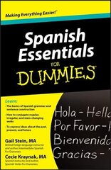 Spanish Essentials For Dummies hind ja info | Võõrkeele õppematerjalid | kaup24.ee