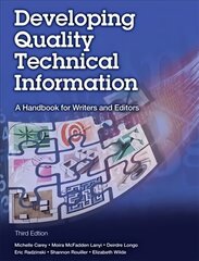 Developing Quality Technical Information: A Handbook for Writers and Editors 3rd edition цена и информация | Пособия по изучению иностранных языков | kaup24.ee