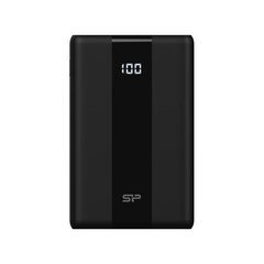 Akupank QP55 Silicon Powe 10000mAh, must цена и информация | Зарядные устройства Power bank | kaup24.ee