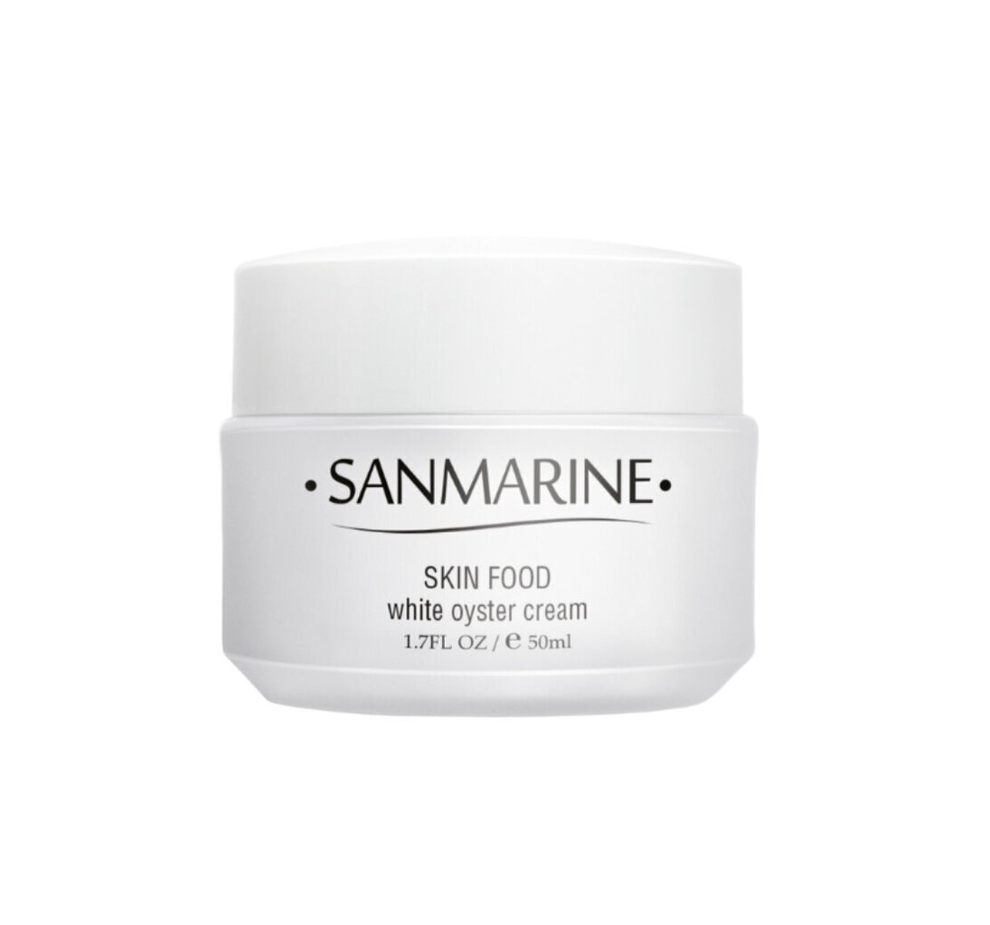 Niisutav kortsudevastane näokreem austriekstraktiga Sanmarine Skin Food white oyster Cream, 50 ml цена и информация | Näokreemid | kaup24.ee