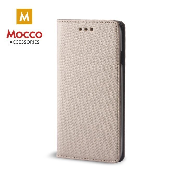 Telefoni kaaned Mocco Smart Magnet Book Samsung Galaxy S23 Ultra jaoks, kuldsed hind ja info | Telefoni kaaned, ümbrised | kaup24.ee