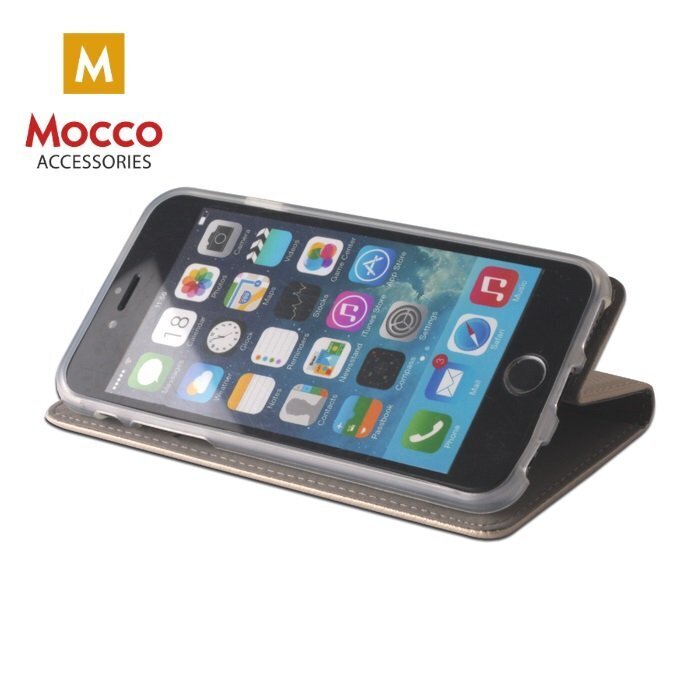 Telefoni kaaned Mocco Smart Magnet Book Samsung Galaxy S23 Plus jaoks, kuldne hind ja info | Telefoni kaaned, ümbrised | kaup24.ee
