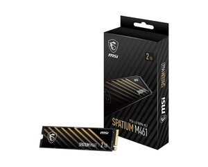 Жесткий диск MSI SPATIUM M461 500GB SSD PCIe 4.0 NVMe M.2 цена и информация | Внутренние жёсткие диски (HDD, SSD, Hybrid) | kaup24.ee