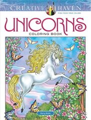 Creative Haven Unicorns Coloring Book hind ja info | Tervislik eluviis ja toitumine | kaup24.ee
