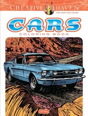 Creative Haven Cars Coloring Book hind ja info | Tervislik eluviis ja toitumine | kaup24.ee