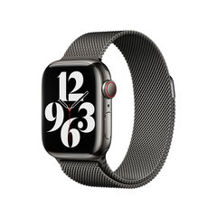 Apple Watch Milanese Loop BLACK 42-44-45mm hind ja info | Nutikellade ja nutivõrude tarvikud | kaup24.ee