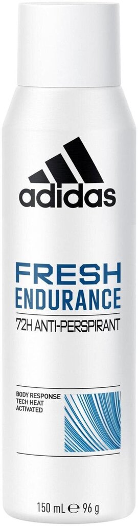 Spreideodorant Adidas Fresh Endurance 72h naistele, 150 ml цена и информация | Deodorandid | kaup24.ee