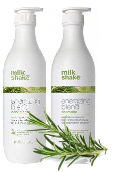 Õhukestele juustele Milk Shake Energizing Blend šampoon ja palsam ( 1L+1L ) цена и информация | Šampoonid | kaup24.ee