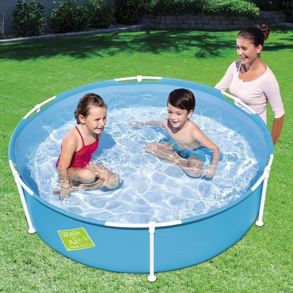 Karkassiga bassein Bestway My First Frame Pool, 152x38 cm hind ja info | Basseinid | kaup24.ee