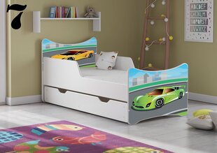 Кровать с матрасом и ящиком SMB Big 7, 180x90 см цена и информация | Детские кровати | kaup24.ee