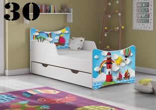 Кровать с матрасом и ящиком SMB Big 30, 180x90 см цена и информация | Детские кровати | kaup24.ee