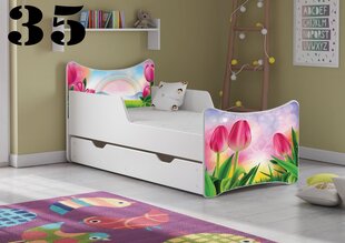 Кровать с матрасом и ящиком SMB Big 35, 180x90 см цена и информация | Детские кровати | kaup24.ee