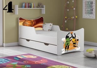 Кровать с матрасом и ящиком SMB Medium 4, 160x80 см цена и информация | Детские кровати | kaup24.ee