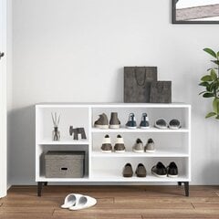 vidaXL jalatsikapp, valge, 102 x 36 x 60 cm, tehispuit hind ja info | Jalatsikapid, jalatsiriiulid | kaup24.ee