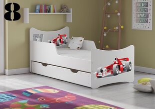 Кровать с матрасом и ящиком SMB Medium 8, 160x80 см цена и информация | Детские кровати | kaup24.ee